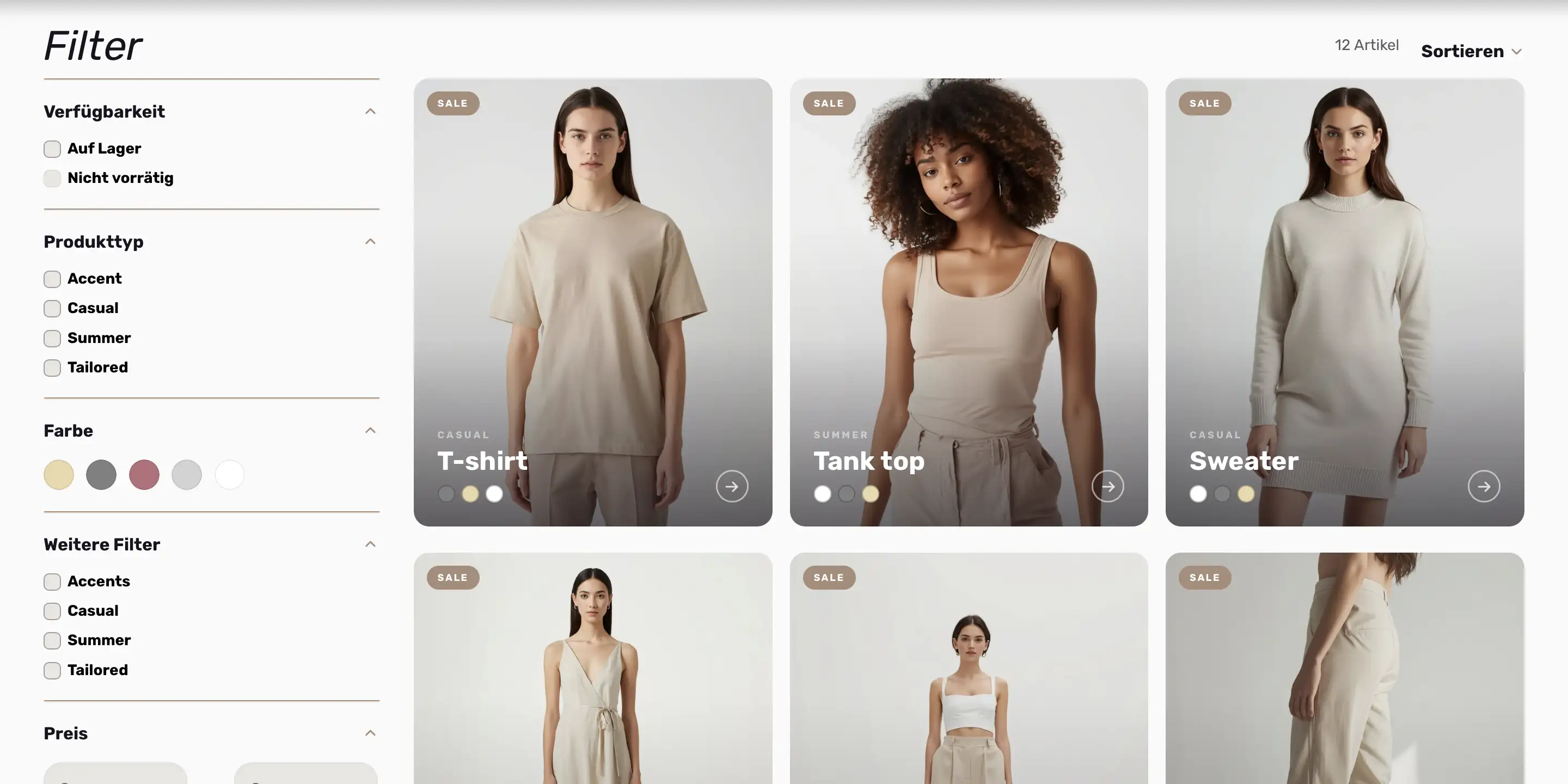 Custom Shopify Product Cards by Stellar Design – After Redesign